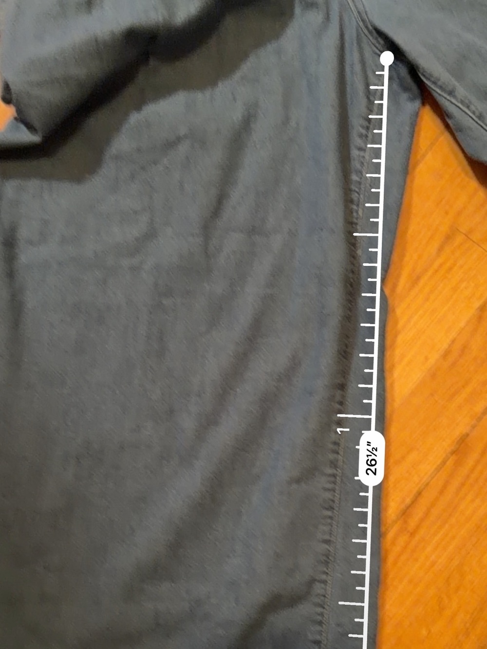 Gap x DOEN High Rise Pleated Denim Trousers Women's 28/6 Super Baggy - Picture 3 of 11